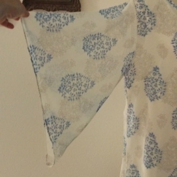 NWOT Belle by Kim Gravel Boho Top Size M - Picture 6 of 10